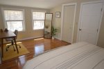 Second floor primary bedroom with king bed